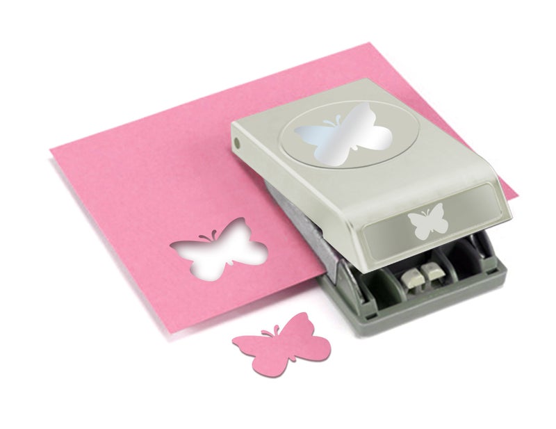 EK Success EK tools Butterfly Punch, Large, New Package, Grey - Image 3